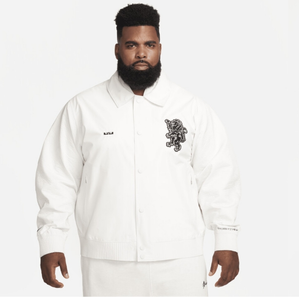 Nike White Bomber Jacket